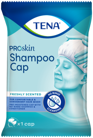 TENA Shampoo cap, czepek do mycia włosów, 1 szt
