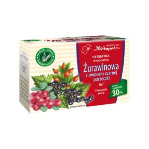 HERBAPOL ŻURAWINA Z PORZECZKĄ FIX 24 saszetki