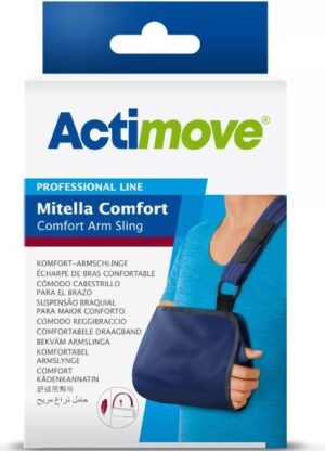 ACTIMOVE PRO Mitella Comfort Temblak rozm. M granatowy