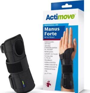 ACTIMOVE PRO Manus Forte Orteza nadgarstka, rozm. XS lewa, kolor: czarny