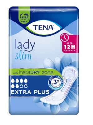 TENA Lady Slim Extra Plus, specjalistyczne podpaski, 16 sztuk