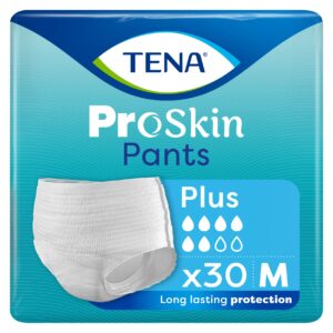 TENA Pants ProSkin Plus M (80-110 cm), majtki chłonne, 30 sztuk