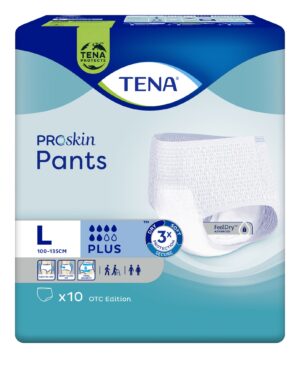 #TENA Pants ProSkin Plus L OTC Edition (100-135 cm), majtki chłonne, 10 sztuk