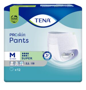 #TENA Pants Super M (80-110 cm), majtki chłonne, 12 sztuk