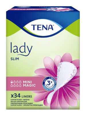 TENA Lady Slim Mini Magic, specjalistyczne wkładki, 34 sztuki