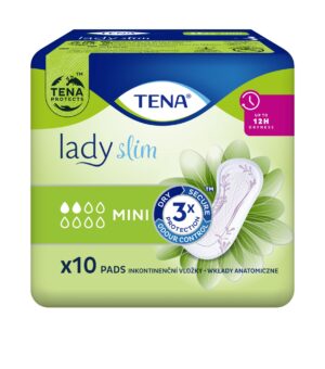 TENA Lady Slim Mini, specjalistyczne podpaski, 10 sztuk