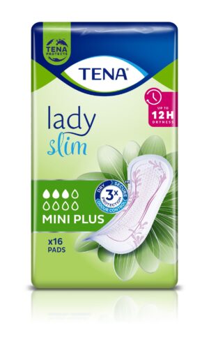 TENA Lady Slim Mini Plus, specjalistyczne podpaski, 16 sztuk