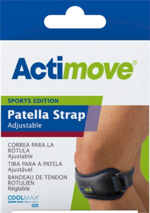 ACTIMOVE SE Opaska podrzepkowa regulowana rozm. Uniwersalny czarny