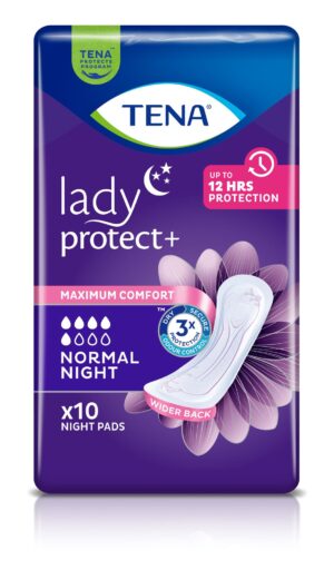 TENA Lady Normal Night, specjalistyczne podpaski, 10 sztuk