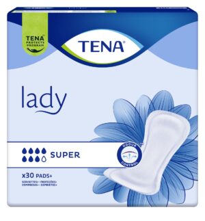 TENA Lady Super, specjalistyczne podpaski, 30 sztuk