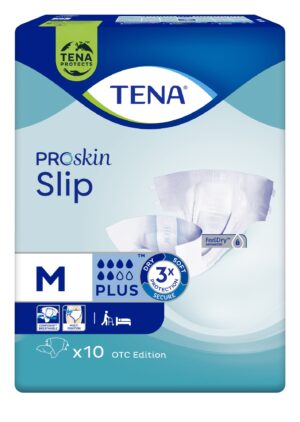 TENA Slip ProSkin Plus OTC Edition M, pieluchomajtki, 10 sztuk