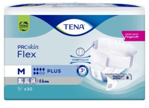 TENA Flex ProSkin Plus M, pieluchomajtki, 30 sztuk