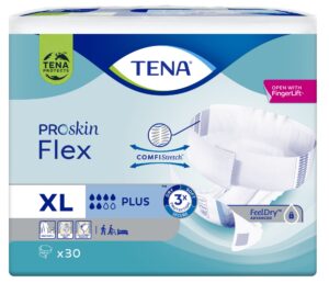 TENA Flex ProSkin Plus XL, pieluchomajtki, 30 sztuk