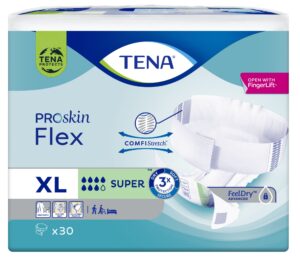 TENA Flex ProSkin Super XL, pieluchomajtki, 30 sztuk