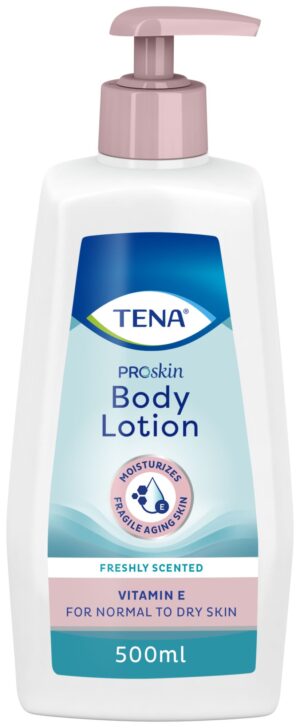 TENA Body Lotion, mleczko do ciała z witaminą E, 500 ml
