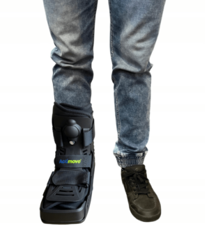 ACTIMOVE PRO Orteza na goleń i stopę NISKI Zamknięte Palce rozm. S czarny