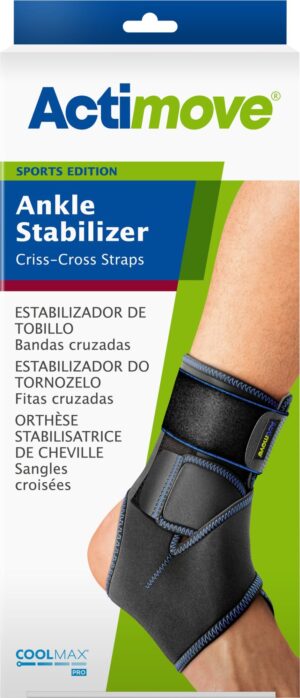 ACTIMOVE SE Stabilizator stawu skokowego ze skrzyżowanymi pasami, regulowany rozm. Uniwersalny