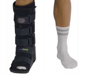 ACTIMOVE PRO Orteza na goleń i stopę WYSOKI Otwarte Palce rozm. L czarny (7627258)