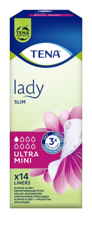 TENA Lady Slim Ultra Mini, specjalistyczne wkładki, 14 sztuk