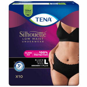 TENA SILHOUETTE PLUS BLACK L 10 szt.