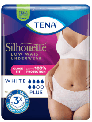 TENA SILHOUETTE PLUS WHITE L 10 szt.