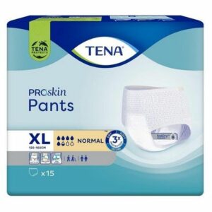 TENA Pants Normal XL (120-160 cm), majtki chłonne, 15 sztuk - NFZ