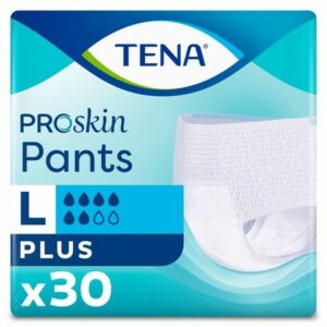 TENA Pants ProSkin Plus L (100-135 cm), majtki chłonne, 30 sztuk - NFZ