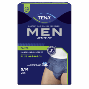 TENA Men Pants Plus S/M (75-105 cm), bielizna chłonna, 30sztuk - NFZ
