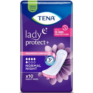 TENA Lady Normal Night, specjalistyczne podpaski, 10 sztuk - NFZ